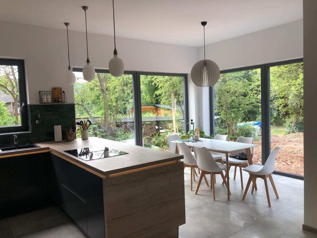 Ferienhaus Waldbaden Im Nationalpark Eifel- Am Bach Schleiden Luaran gambar