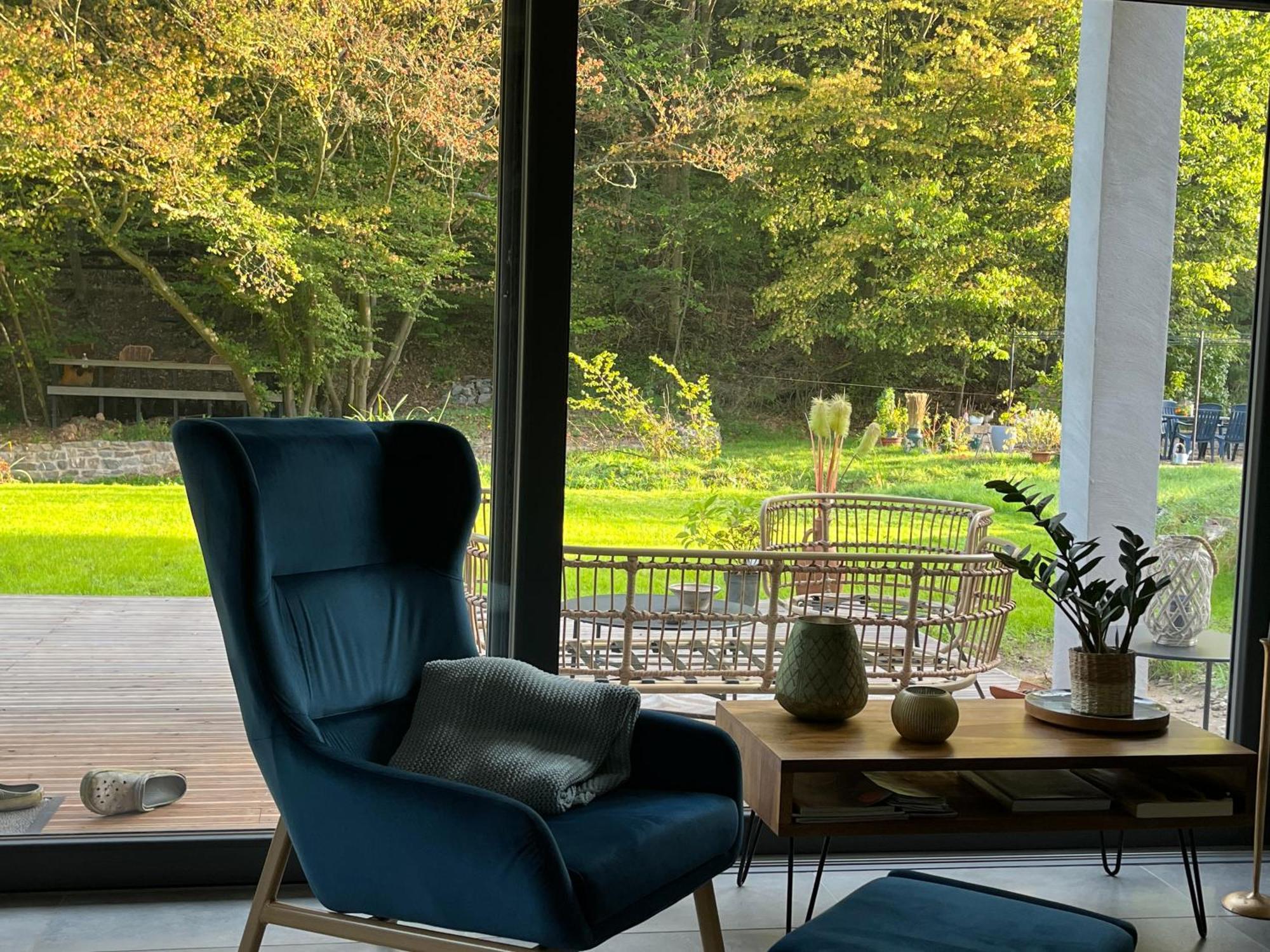 Ferienhaus Waldbaden Im Nationalpark Eifel- Am Bach Schleiden Luaran gambar